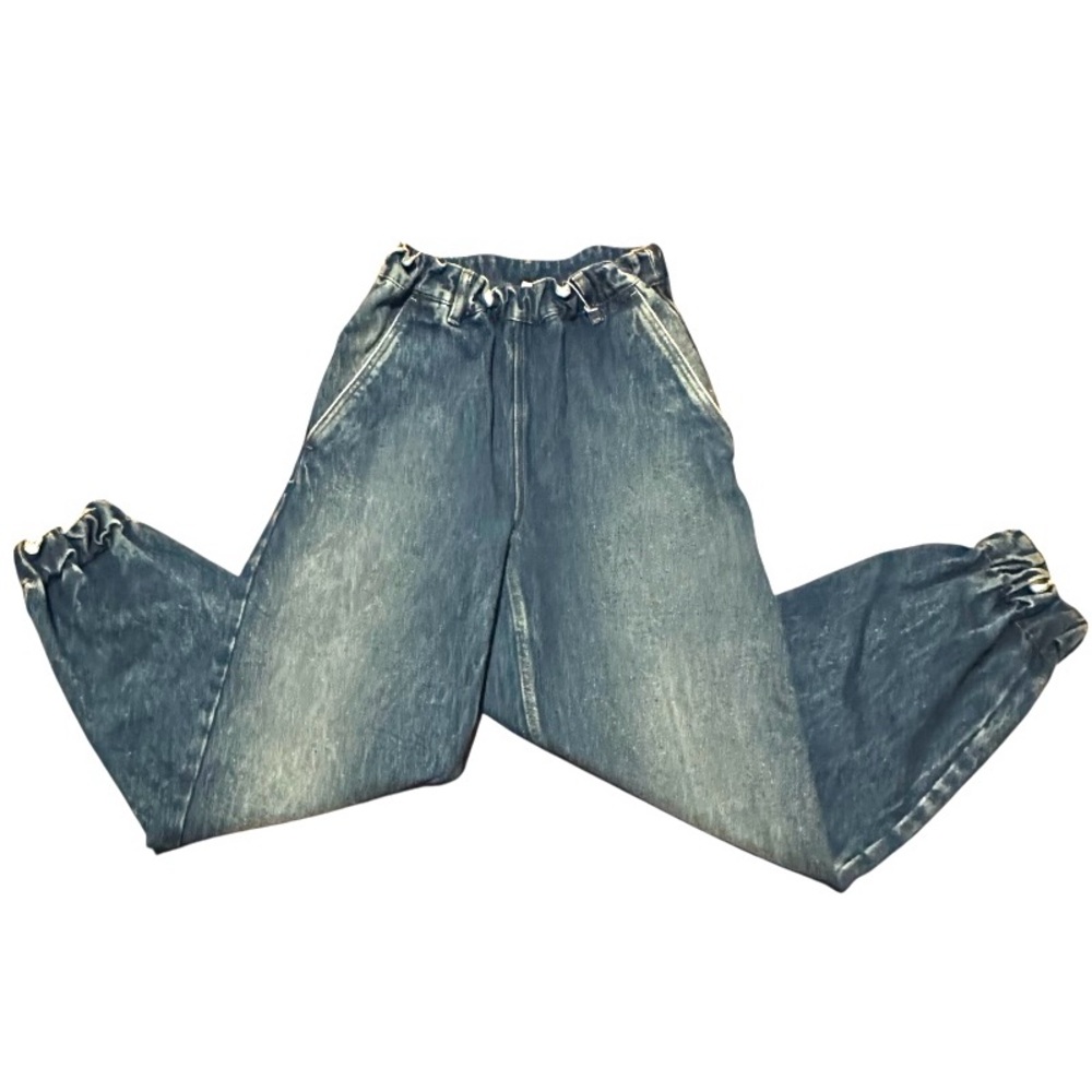 Maison Margiela Women’s Jeans Paper Bag Waist Balloon Denim Size EU 36 N… - Picture 3 of 12